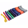 Wholesale high quality custom logo yoga exercise fitness elastic Latex Band 2080mm exercise resistance bands