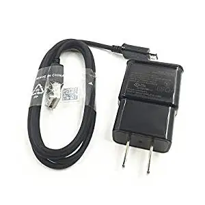 USB Charger 2A 5V AC/DC 2.0 Amp Travel Wall/Home Wall Charger BLACK Travel Adapter + Micro USB Data Cable BLACK Charger Cable For Cell Phones By KRONU