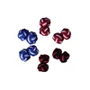 Custom Colorful Striped Silk Cufflinks For Men's Accessories