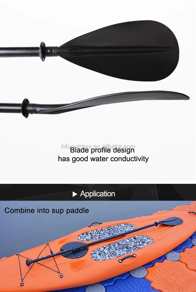 2 In 1 Aluminum Paddle For Kayak Inflatable Boat Sup Board Stand Up