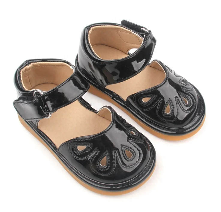 时尚橡胶婴儿 pu 吱吱鞋新生婴儿凉鞋鞋夏季