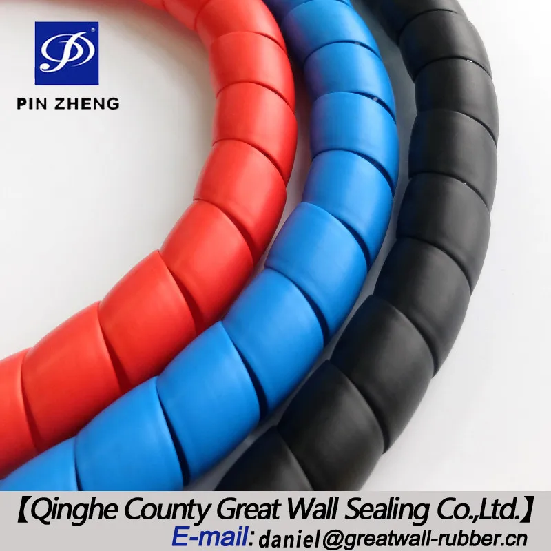 Spiral Plastic Hydraulic Hose Protection / Guard For Hydraulic Hose Id