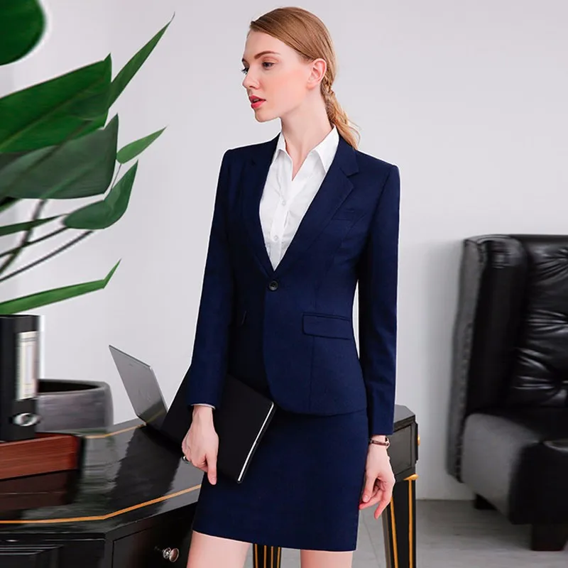 Women Office Suit Ladies Office Skirt Suit - Buy Women Office Suit ...