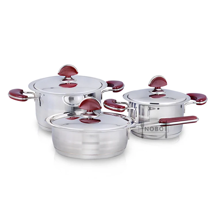 Italian Pans Kitchen Induction Steel Happy Baron Cookware Set Buy Induction Steel Happy Baron
