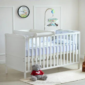 baby cot with changing table