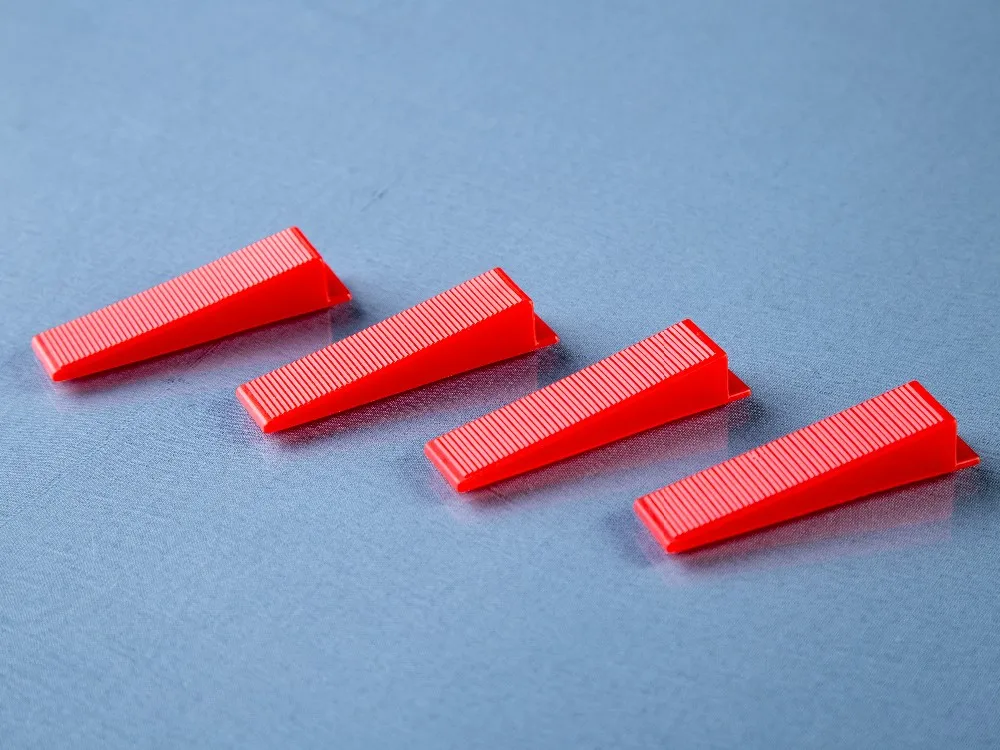 红色钳子1.0毫米瓷砖夹子塑料贴砖工具安装方便