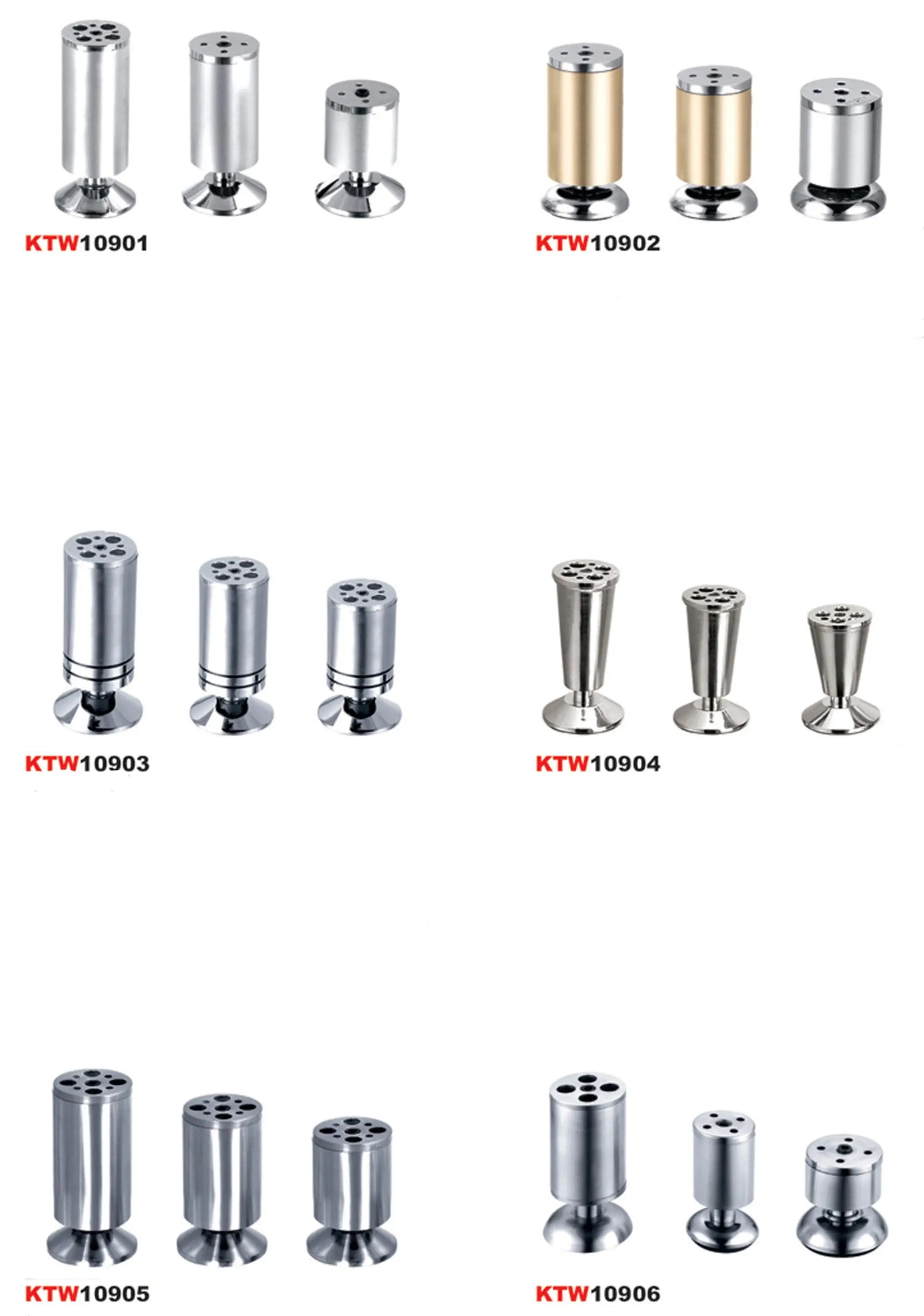 China Manufacturer Metal Furniture Levelers Lowes Table Leg Height