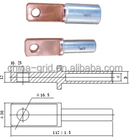 European Style DTC Type Copper & Aluminum Cable Lug
