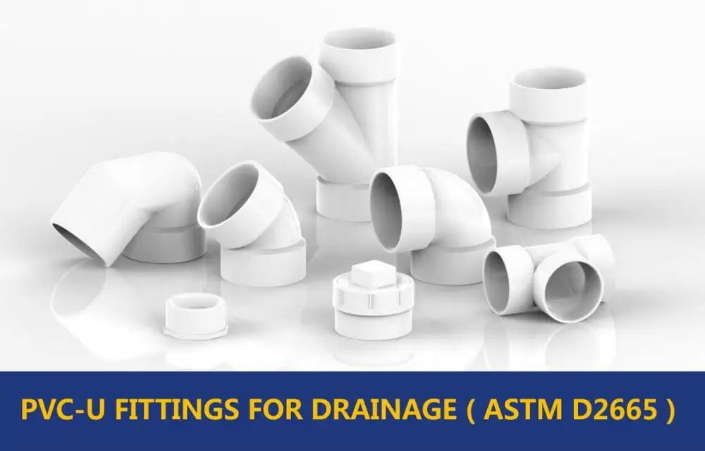 Plastic Pvc Upvc Sanitary Drainage Astm D2665 Dwv Fittings Buy Pvc