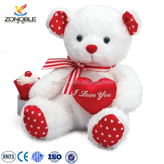 Custom Lovely Stuffed Toy Plush Bear Cute Valentines Day Teddy Bear