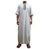 Summer short sleeve muslim men abaya new ethnic style islamic clothing arabian jubba muslim men thobe wear