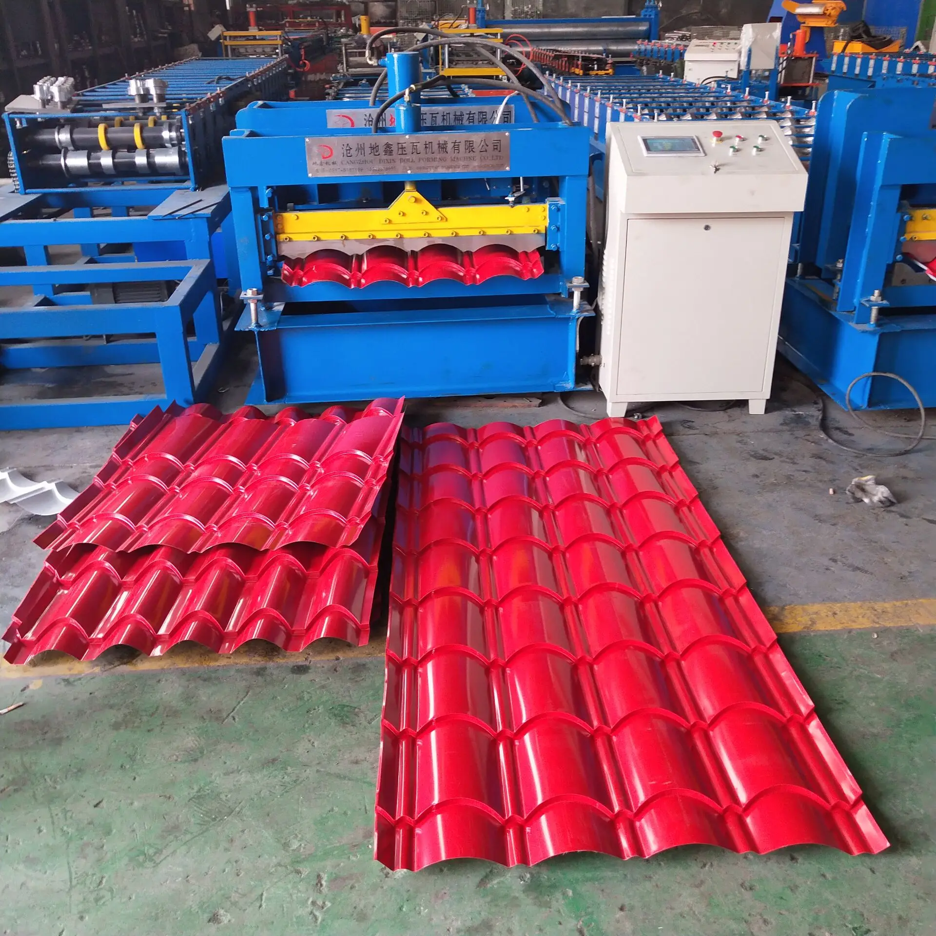 Color Steel glazed tile forming machine Glazed Tile Roll Forming Machine metal sheet roll forming machine