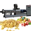 Free Spares Automatic Stainless Steel 304 Twin Screw Extruder Breakfast Cereal Corn Flakes Maker For Food Factory