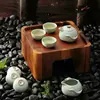 chinese wooden carved mini tea and coofee tables