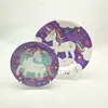 Unicorn Rainbow Paper Plates Birthday Party Range Girls Child Decorations Tableware