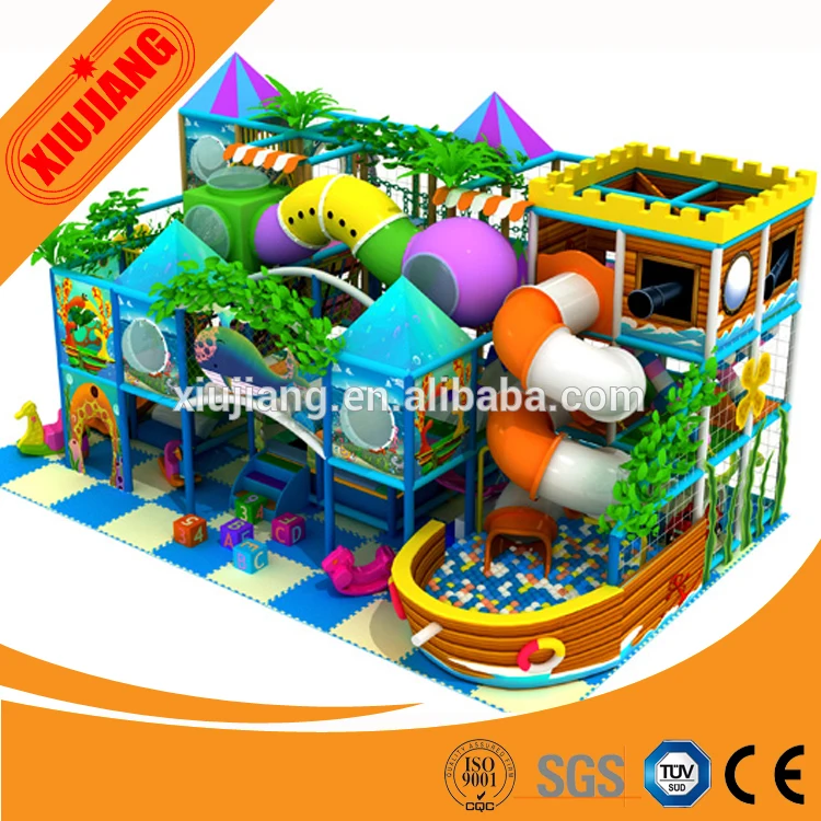 Commercial Playsets Children's Castle Playground Indoor Soft Play For
