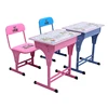 student desk with lamp and chair value bundle pink and white