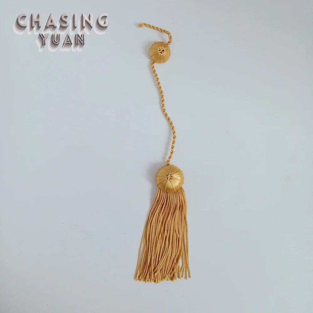 10p 38mm color gold caps faux leather velvet tassel for car keychain bag pendant