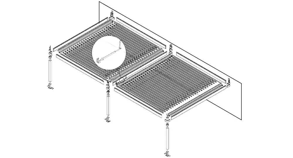 Impermeable Al Aire Libre Motorizado Eléctrico De Aluminio Patio Techo