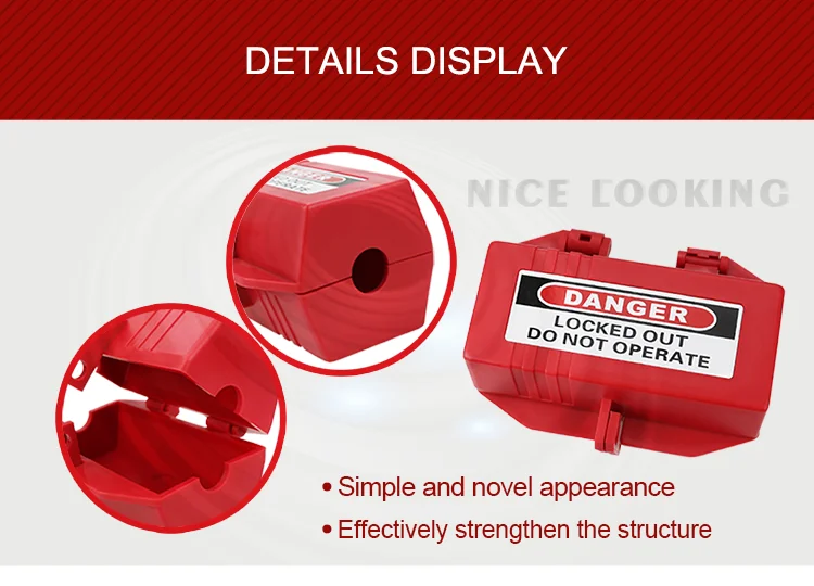 Electrical Plug Lockout BD-D42 ,Ssafety lockout for cable diameter 20mm ,Hexagon Lockout design