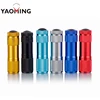 Top Fashion Good Quality Aluminum Mini Led Flashlight,Manual Flashlight,Mini Led Torch Light