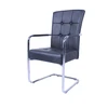 metal black PU leather arm chair kitchen poland on wholesale