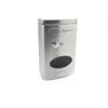 High quality silver rectangular tin can for tea/candy with PVC window, embossed metal tin can