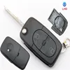 Hot sale VW 2 buttons blank car key for vw Gol key golf