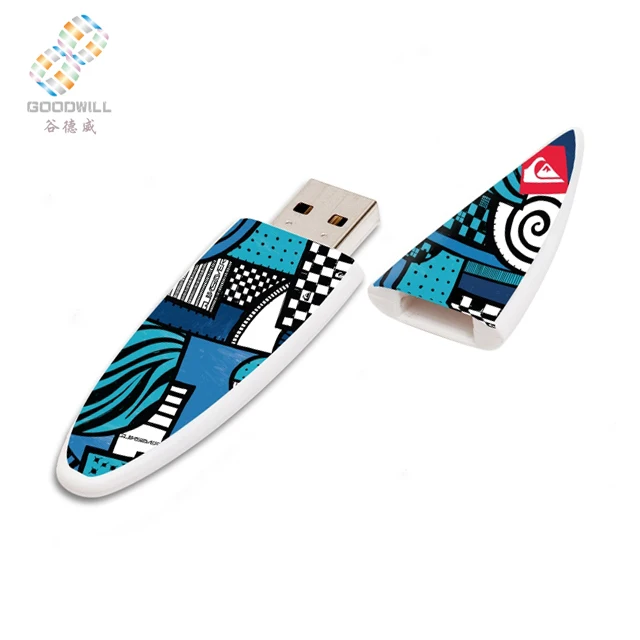 Bulk cheap gift usb pendrive hot sale Sport Surfboard USB Flash Drive with customized logo 1GB~64GB - ANKUX.COM