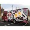 Eco Solvent Custom Design Printed Outdoor Trailer Wrap For Food Van Decoration