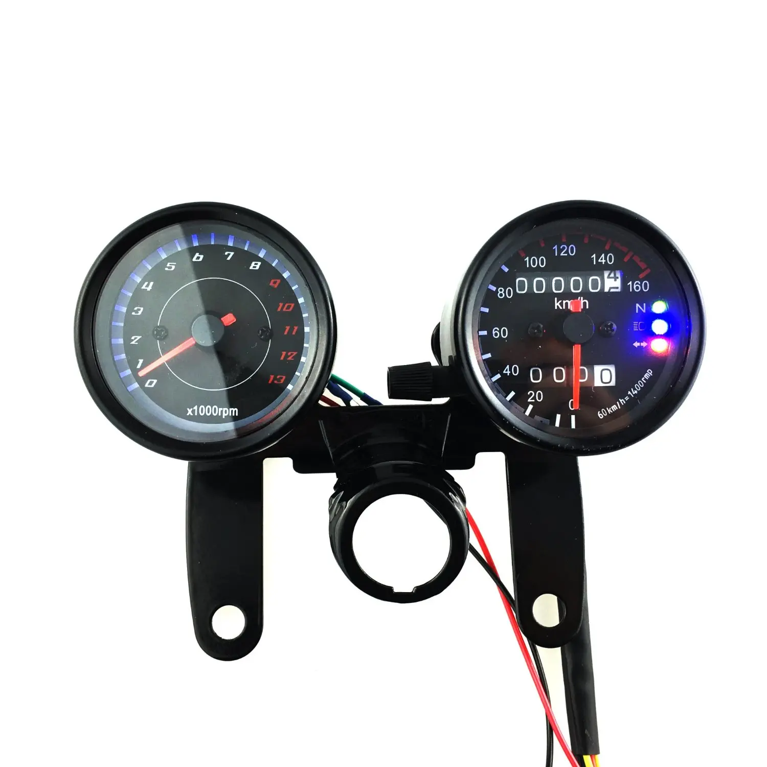 Buy XFMT Black Motorcycle Speedometer Tachometer Odometer