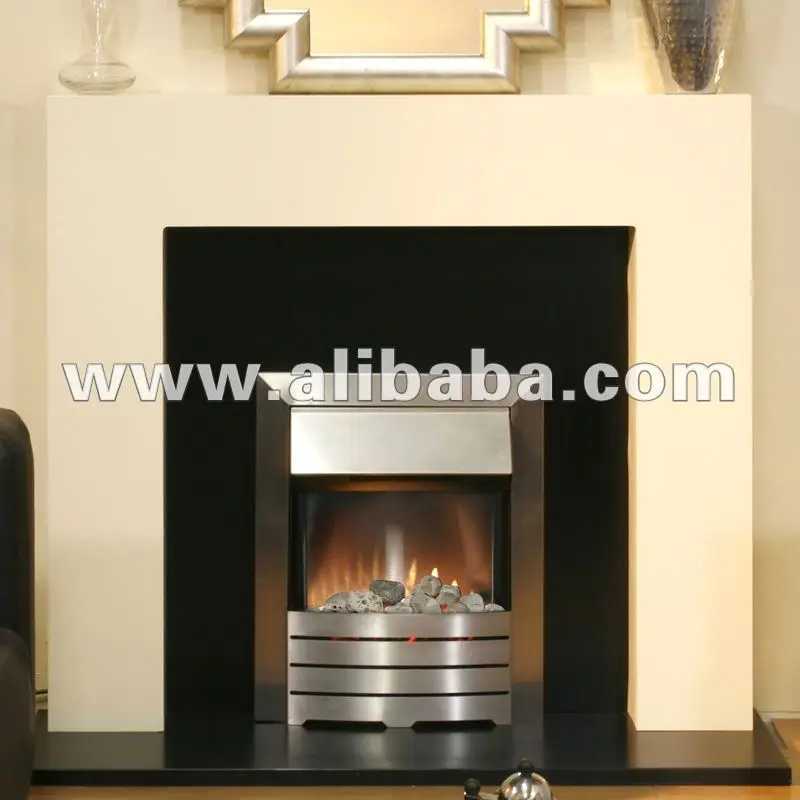 Adam Miami Ivory Black Electric Fireplace Suite Buy Electric