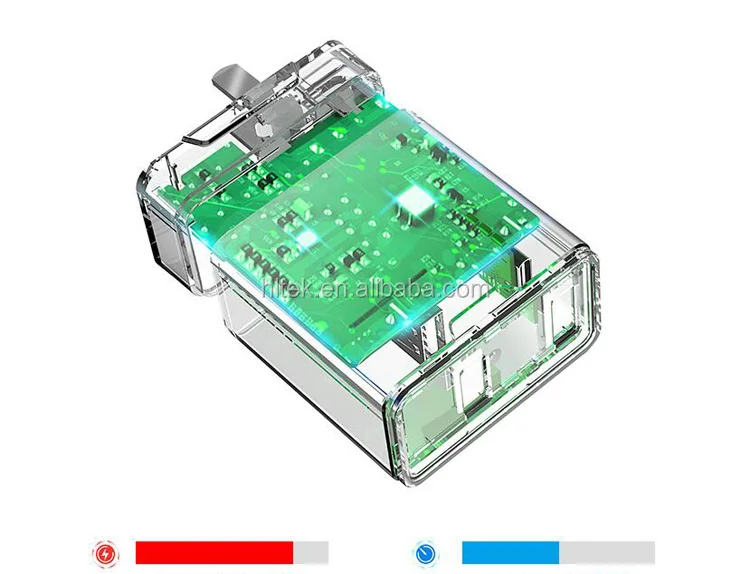 18W type c adapter PD Dual Port 2.4a 30w power adapter quick charge for iPhone /Galaxy/Google