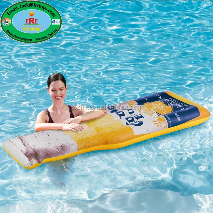pool float lounge Large molson canadian inflatable beer advertising 