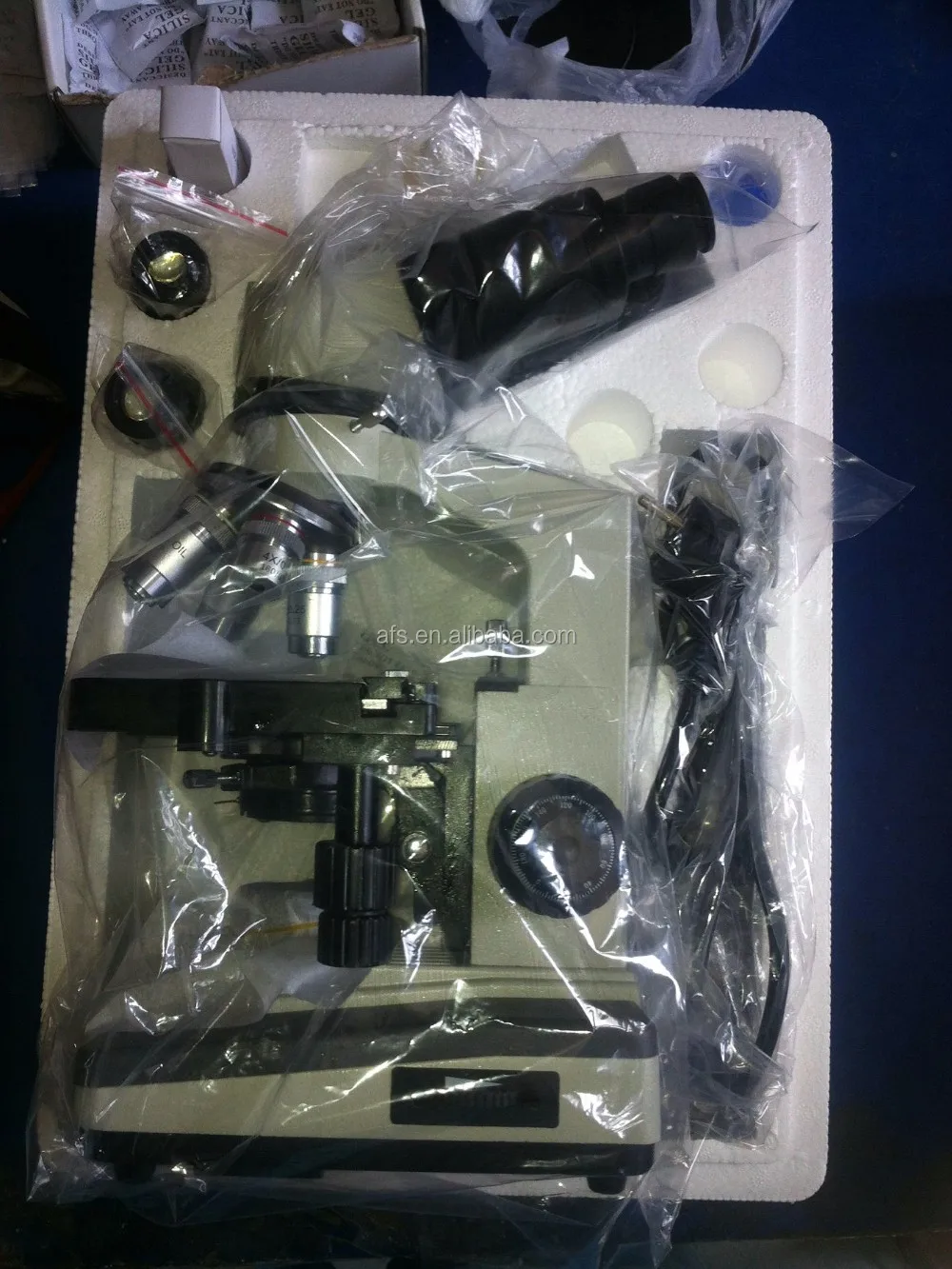 F105 40X-2500X Led Lab Binocular Compound Microscope - 12MONTHS WARRANTY