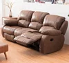 Classic faux bronzing Suede fabric recliner sectional sofa YRF5020