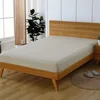 1 piece Pure Linen Fitted Sheet Queen FLax 100% linen bed sheet
