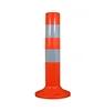 road safety warning PE PU EVA flexible traffic delineator post with reflective tape