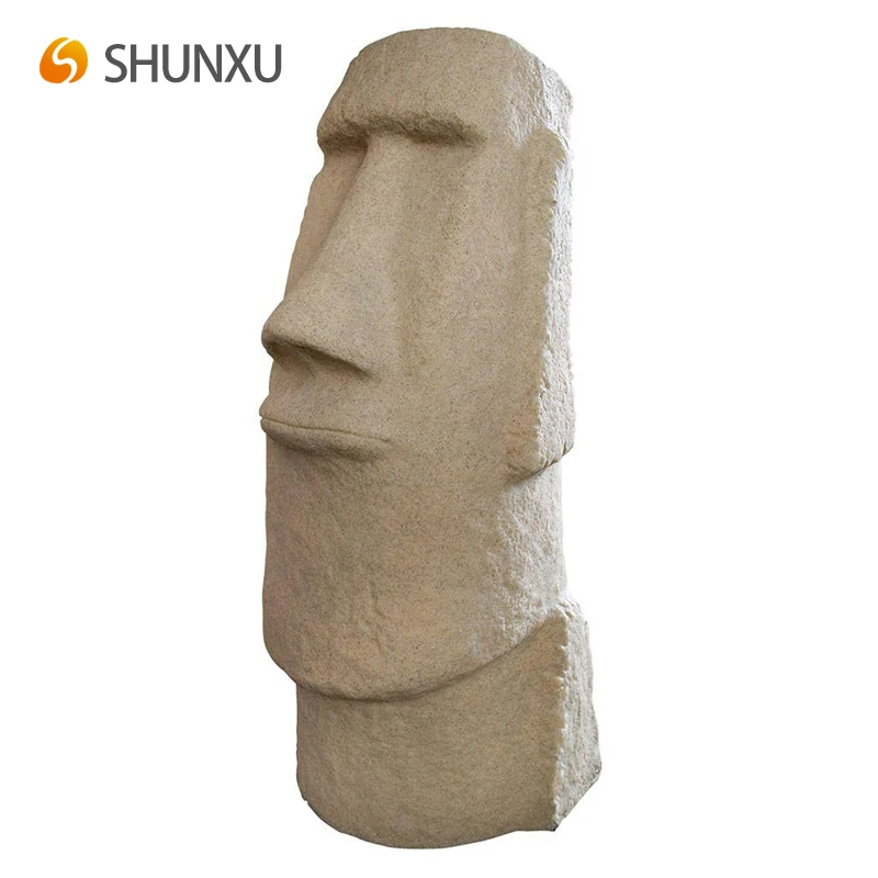 Easter Island Moai Statue - Exotic Garden Decor Sculpture