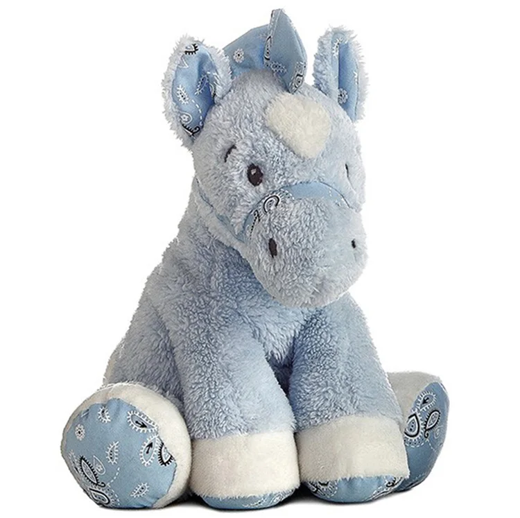 blue horse plush