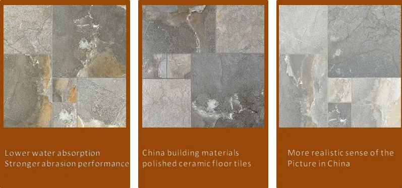 China Design Ceramic Rustic Tiles Porcelain Tiles for Floor and Wall