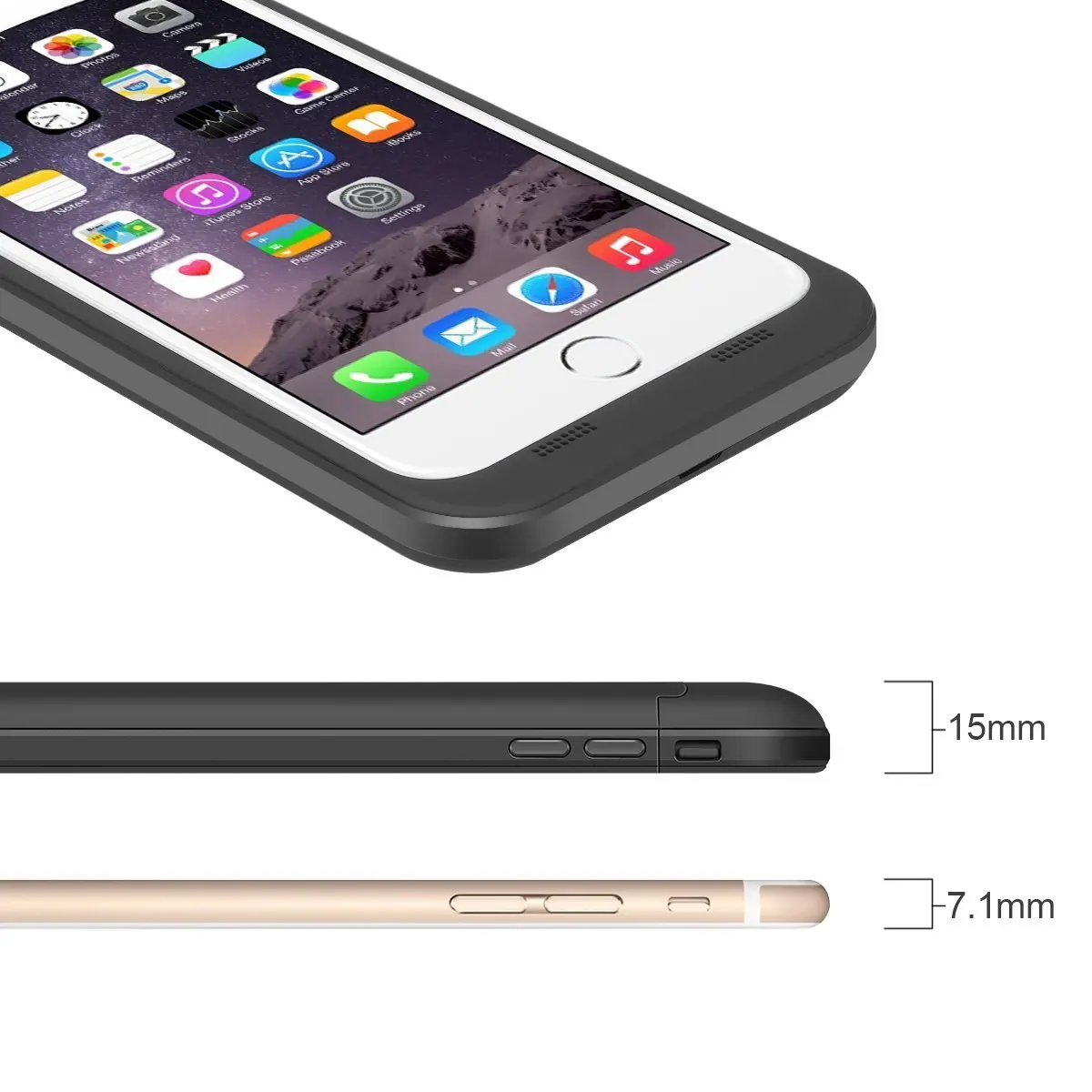 NEWEST DESIGN JUICE PACK FOR IPHONE 7 / 8 PLUS BATTERY CASE TOP QUALITY AMAZON HOT SELLING FACTORY DIRECT