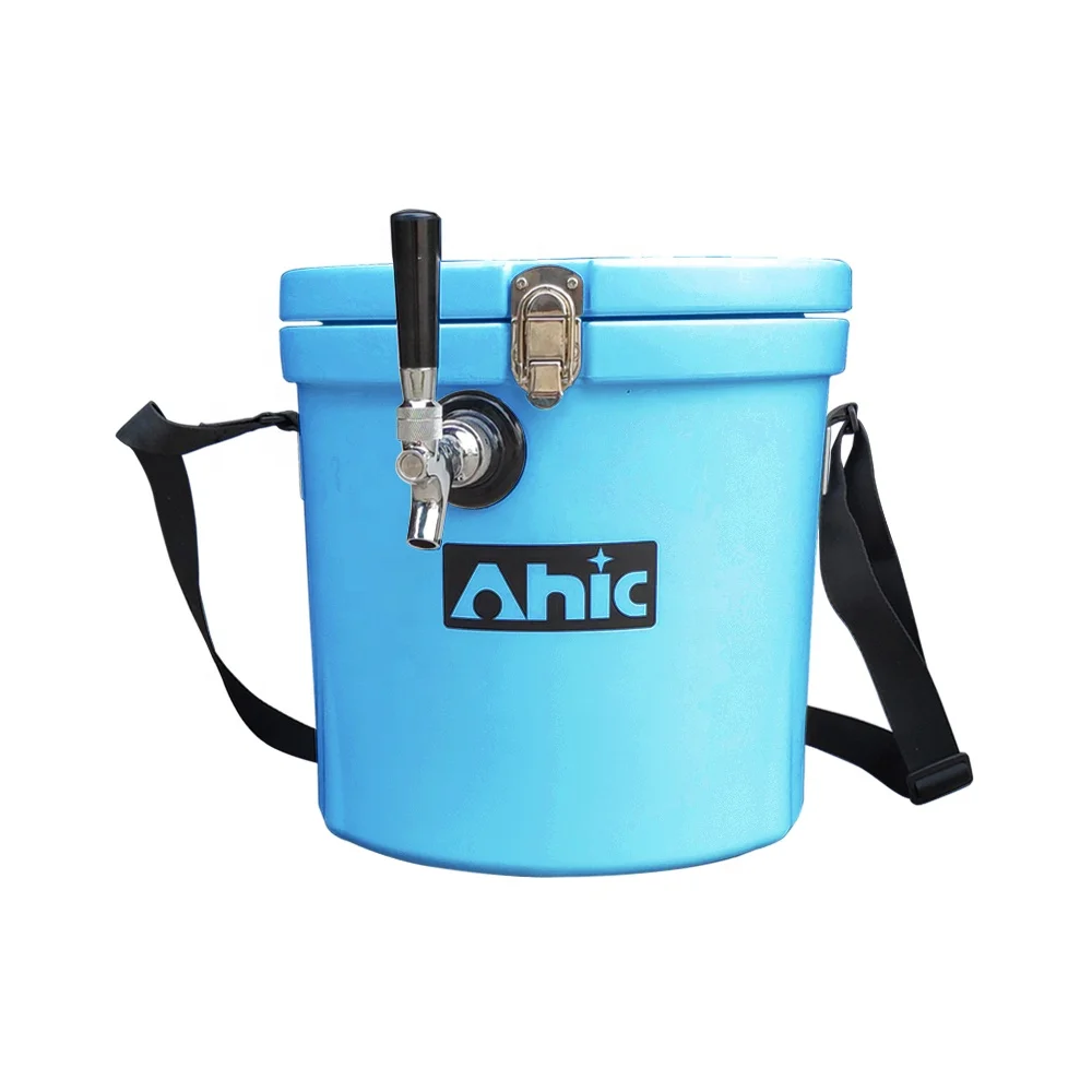 Rotomolded Plastic Jockey Box Beer Cooler With Stainless Steel 304 Cooling Coil Single Tap For