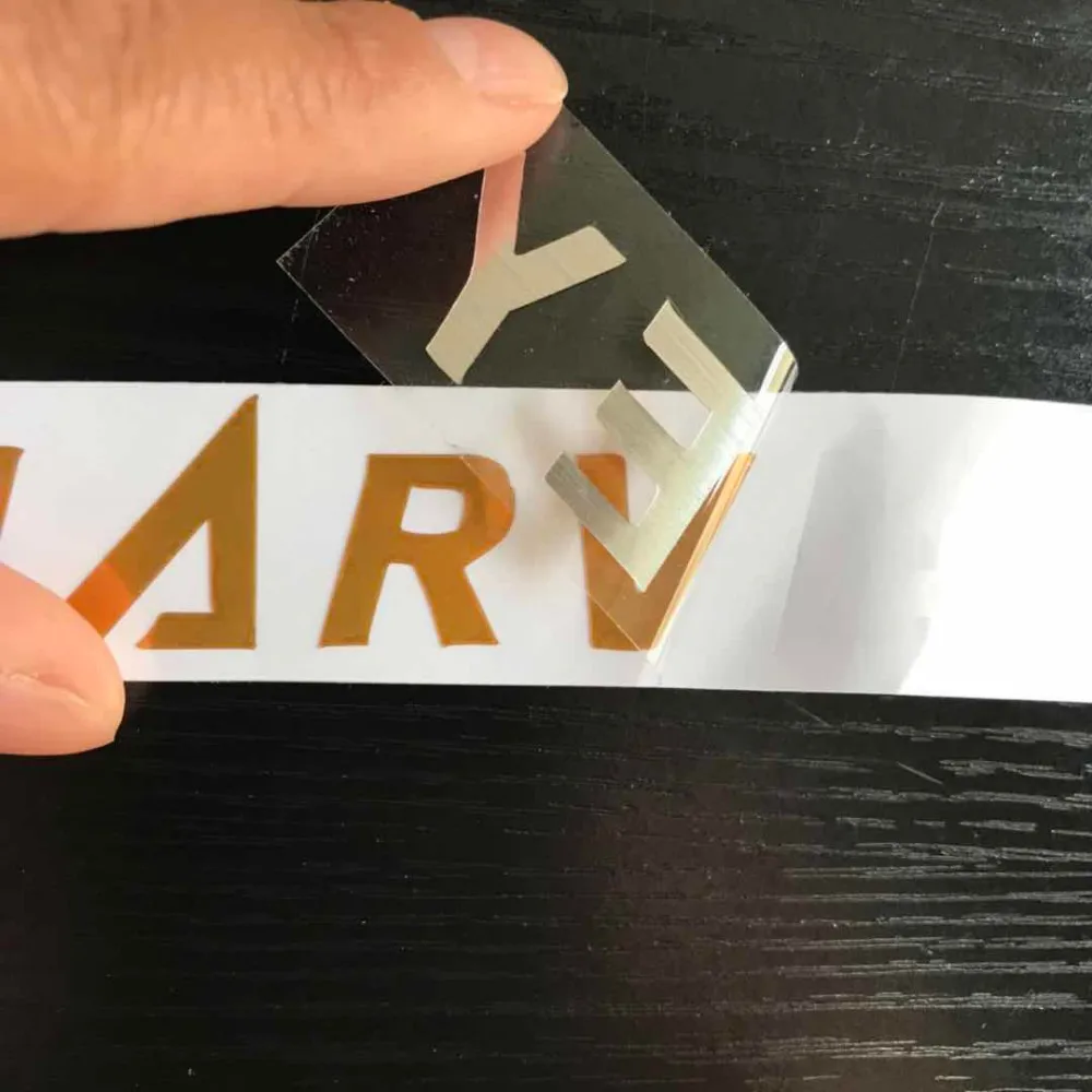 Custom Stickers Letter Die Cut Logo Vinyl Transfer Sticker For Window