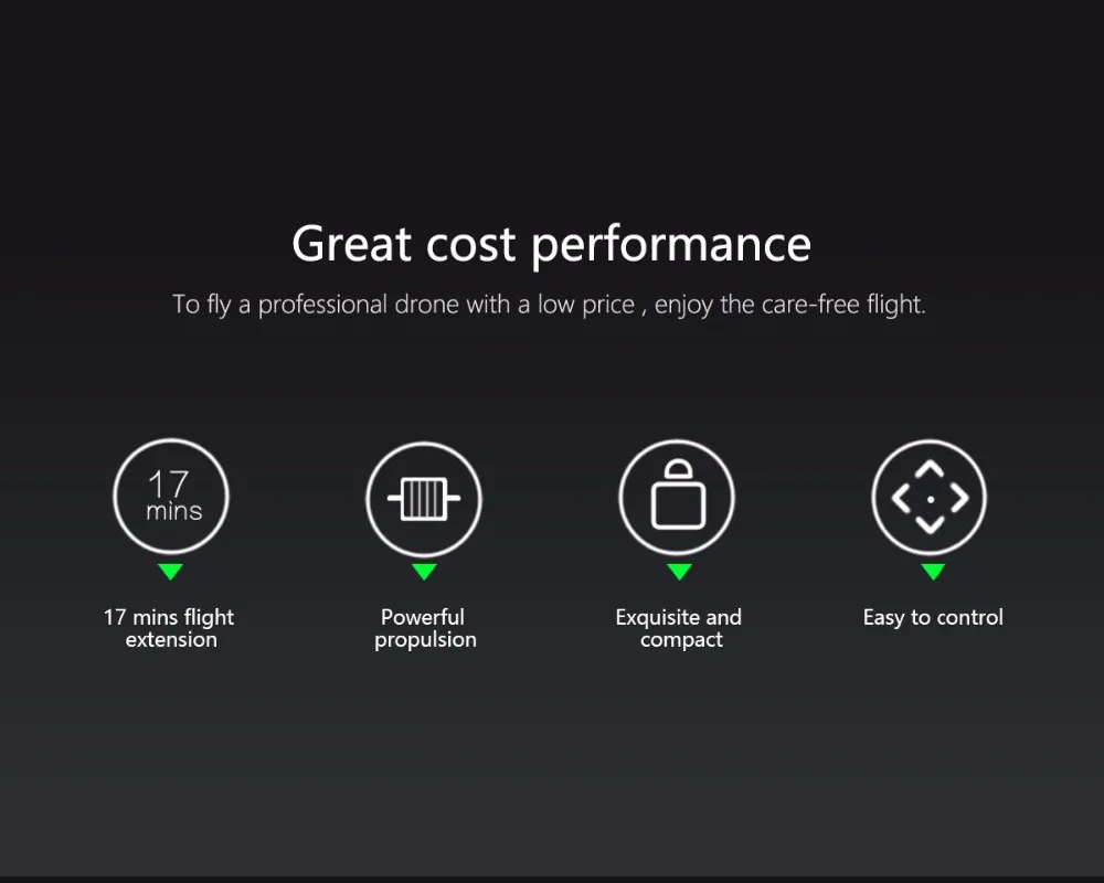 Wingsland M5 Wifi Fpv Selfie Smart Drone With 720p Hd Camera Optical