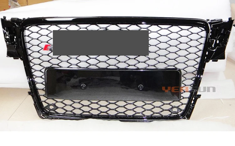 Modification B8 RS4 front grille without logo for Audi A4