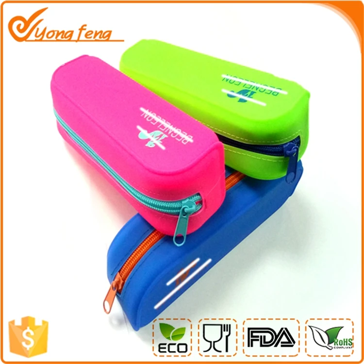 High Quality Eco-friendly Silicone Pencil Case For Students - Buy 