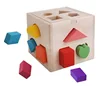 Educational Wooden 3d Puzzles Game Shape Sorting Cube Toy Children Wooden Toys
