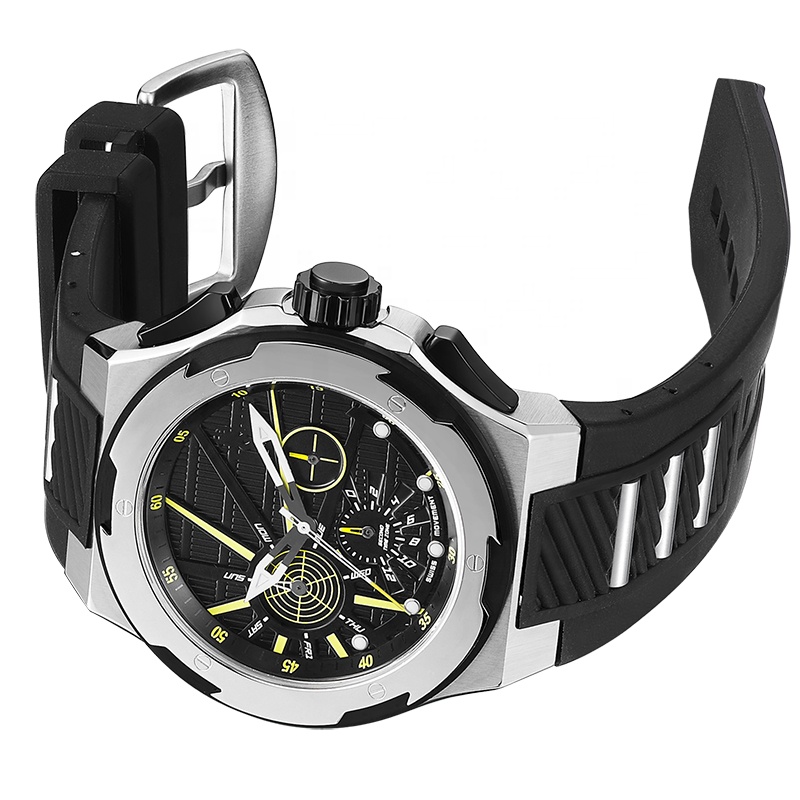 

Wholesale Relogio Masculino Stainless Steel Wrist Watch Relojes Para Hombre OEM Silicone Strap Quartz Watches Men Wrist