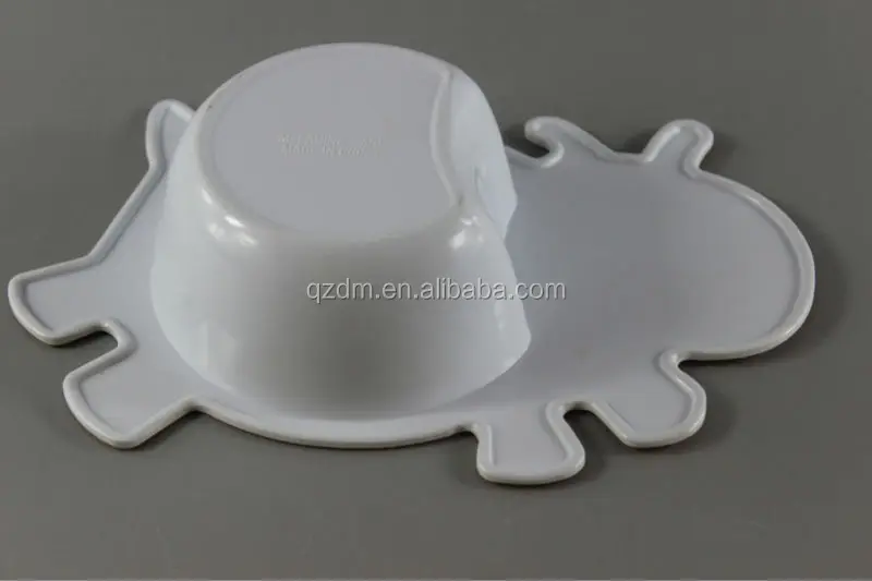 Dog Shaped Melamine Dinner Bowl For Kids